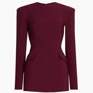 Ronny Kobo Alana Burgundy Long Sleeve Dress BNWT Small